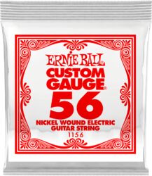 Elektrische gitaarsnaren Ernie ball Electric (1) 1156 Slinky Nickel Wound 56 - Snaar per stuk