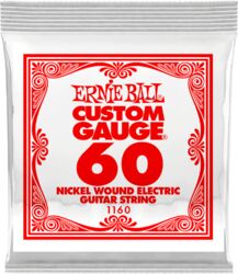 Elektrische gitaarsnaren Ernie ball Electric (1) 1160 Slinky Nickel Wound 60 - Snaar per stuk