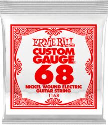 Elektrische gitaarsnaren Ernie ball Electric (1) 1168 Slinky Nickel Wound 68 - Snaar per stuk