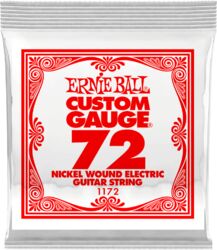 Elektrische gitaarsnaren Ernie ball Electric (1) 1172 Slinky Nickel Wound 72 - Snaar per stuk