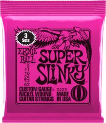 Elektrische gitaarsnaren Ernie ball Electric (3X SET) 3223 Super Slinky 09-42 - Snarenset