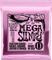 Elektrische gitaarsnaren Ernie ball Electric 2213 Mega Slinky 10,5-48 - Snarenset