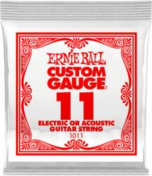 Elektrische gitaarsnaren Ernie ball Electric / Acoustic (1) 1011 Slinky Nickel Wound 11 - Snaar per stuk