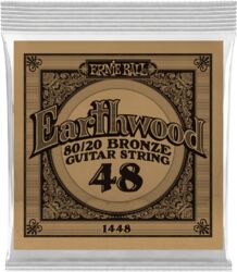 Westerngitaarsnaren  Ernie ball Folk (1) Earthwood 80/20 Bronze 048 - Snaar per stuk