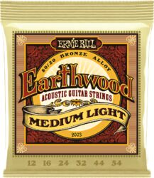 Westerngitaarsnaren  Ernie ball Folk 2003 Earthwood 80/20 Bronze Medium Light 12-54 - Snarenset