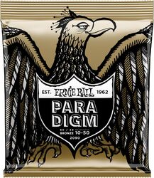 Westerngitaarsnaren  Ernie ball Folk (6) 2090 Paradigm 80/20 Bronze 10-50 - Snarenset