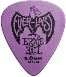 Plectrum Ernie ball Everlast Sachet de 12 Violet 1mm