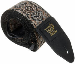 Gitaarriem Ernie ball P04163 Gold & Black Paisley Jacquard 2in. Guitar Strap