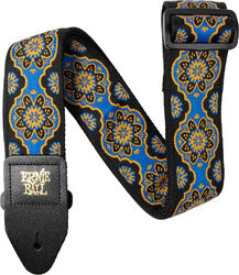 Gitaarriem Ernie ball Sangle Jacquard Kaleidoscope Blue
