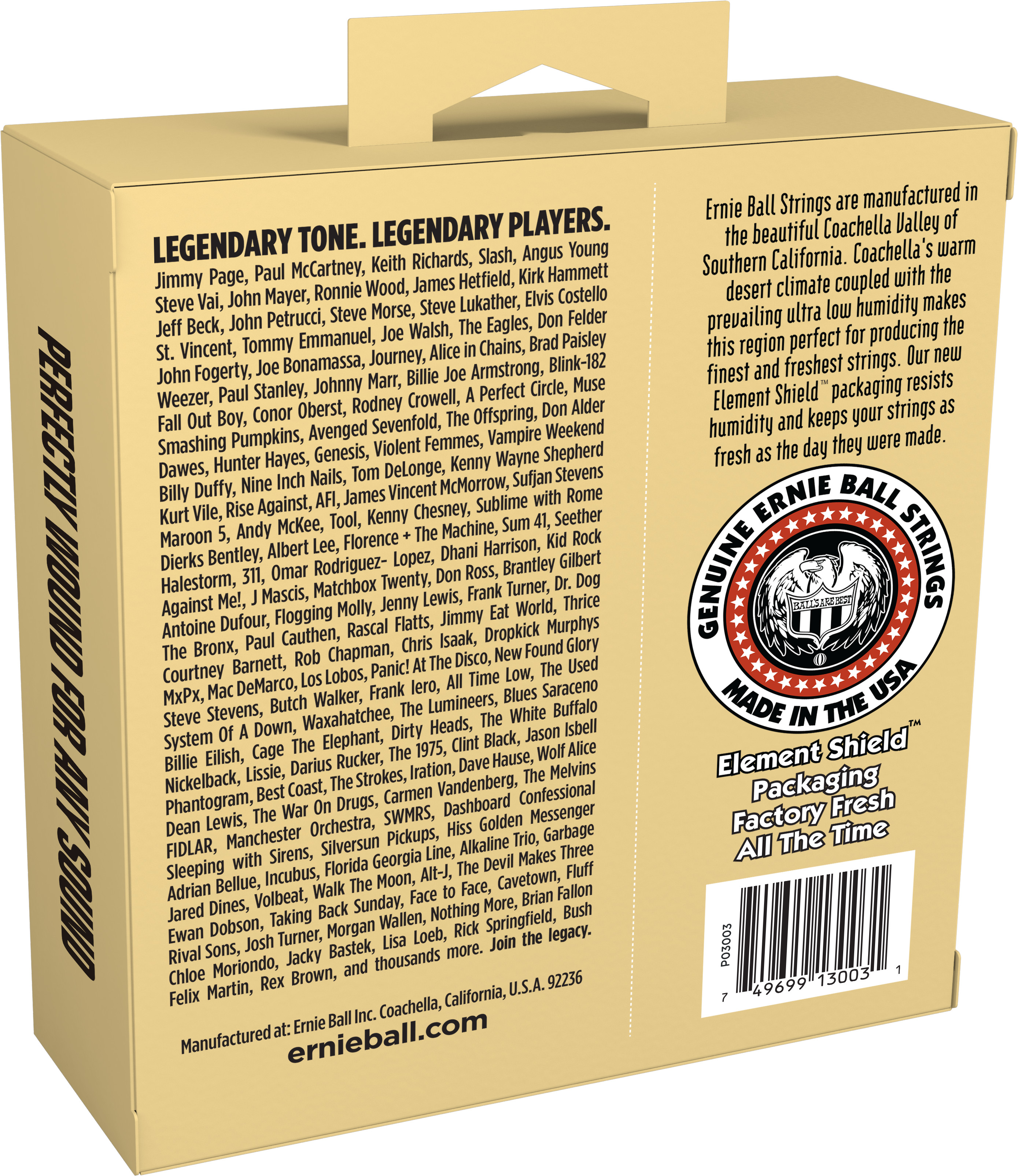Ernie Ball Jeu De 6 Cordes Earthwood 80/20 Bronze Medium Light 12-54 - Pack De 3 - Westerngitaarsnaren - Variation 1