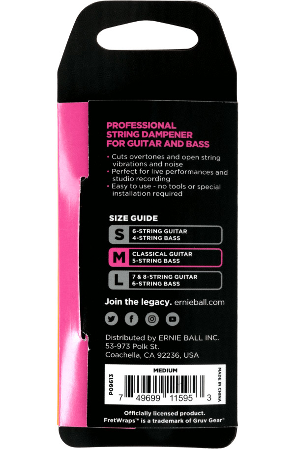 Ernie Ball Fretwrap String Muter Md P09613 - Snarendemper - Variation 1