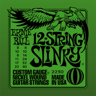 Ernie Ball Jeu De 12 Cordes Electric (12) 2230 Slinky 8-22 + 8-40 - Elektrische gitaarsnaren - Variation 1