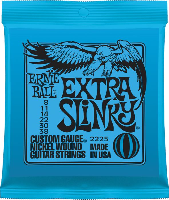 Ernie Ball Jeu De 6 Cordes Electric (6) 2225 Extra Slinky 08-38 - Elektrische gitaarsnaren - Variation 1