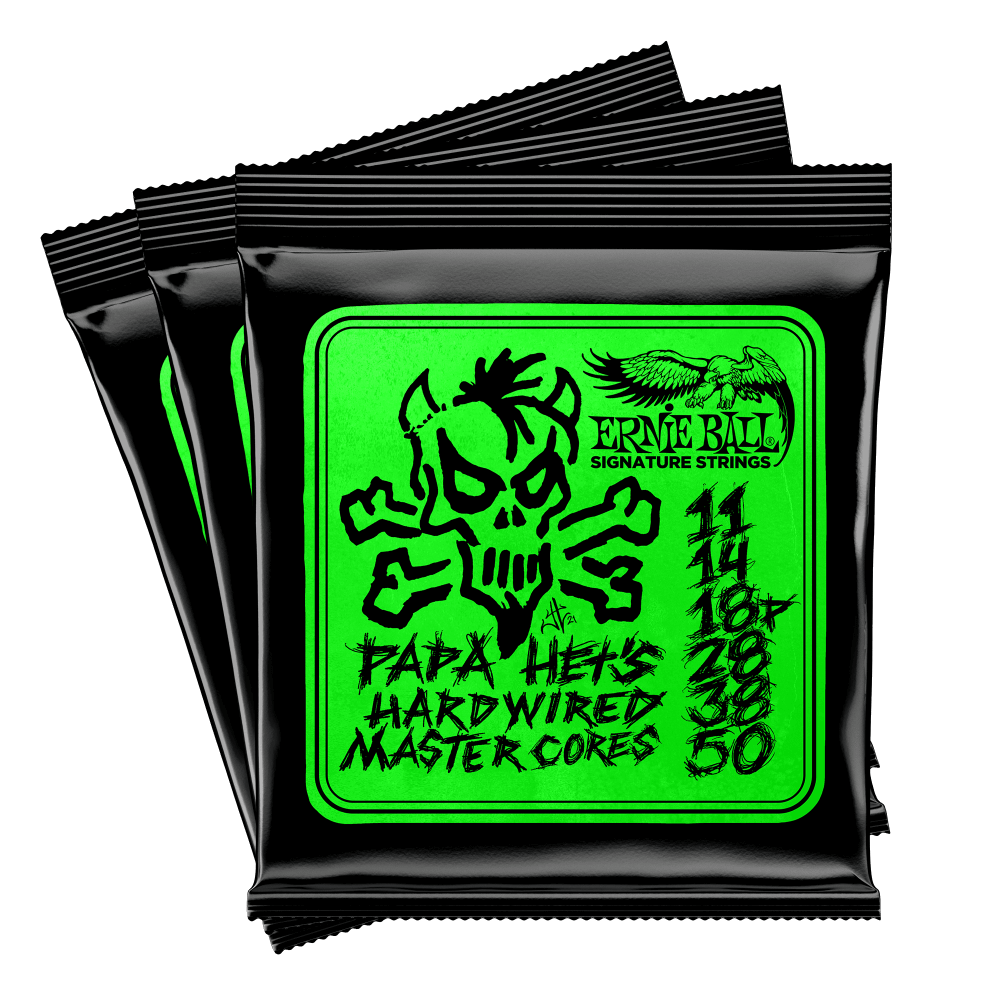 Ernie Ball James Hetfield P03821 Papa Het's Hardwired Master Core Signature Electric Guitar 6c 11-50 - Elektrische gitaarsnaren - Variation 2
