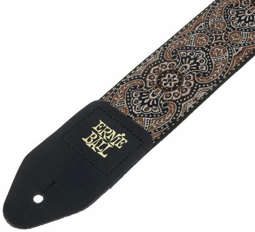 Ernie Ball P04163 Gold & Black Paisley Jacquard 2in. Guitar Strap Polypropylene 5.08cm - Gitaarriem - Variation 3