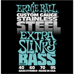 Ernie Ball Jeu De 4 Cordes Bass (4) 2845 Custom Gauge Stainless Steel Extra Slinky - Elektrische bassnaren - Variation 1