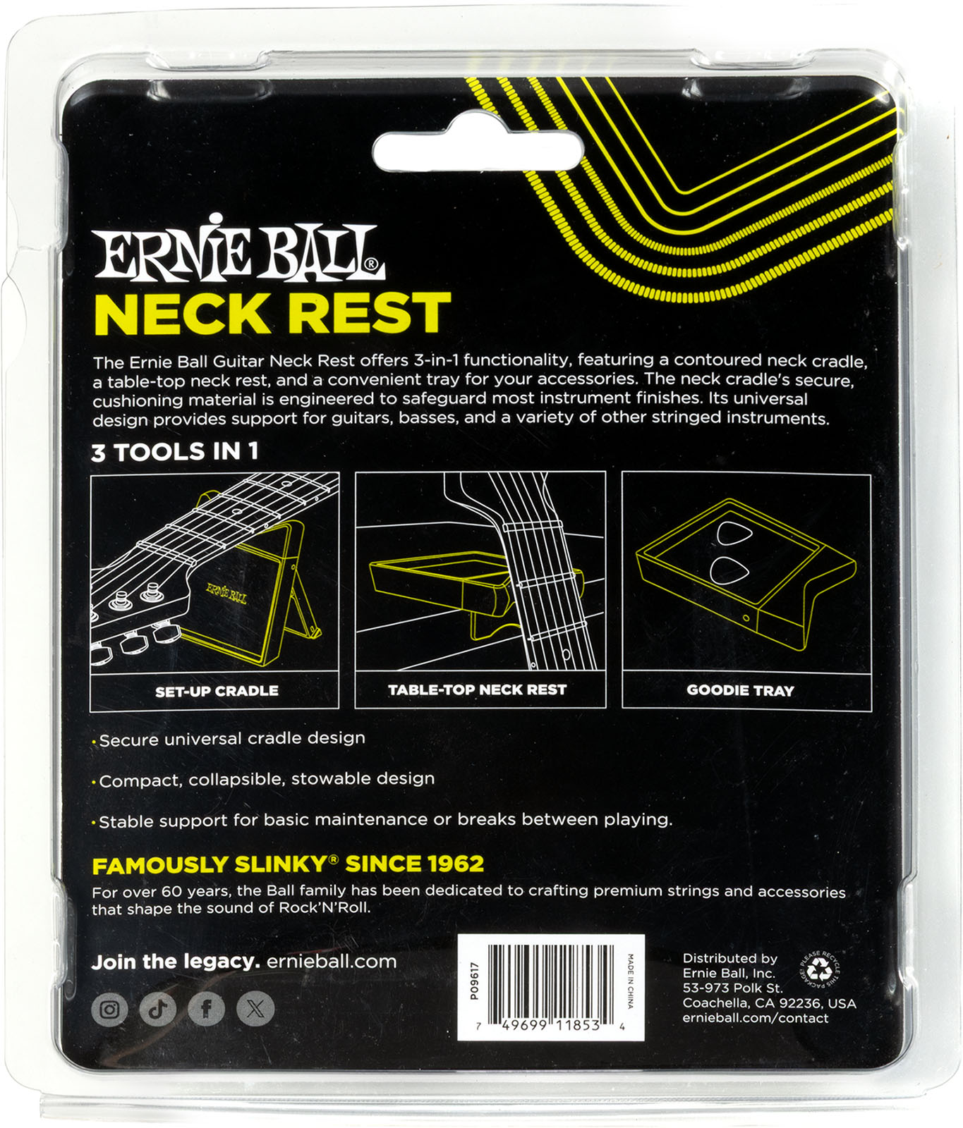 Ernie Ball Support De Manche De Guitare - Care & Cleaning Gitaar - Variation 4