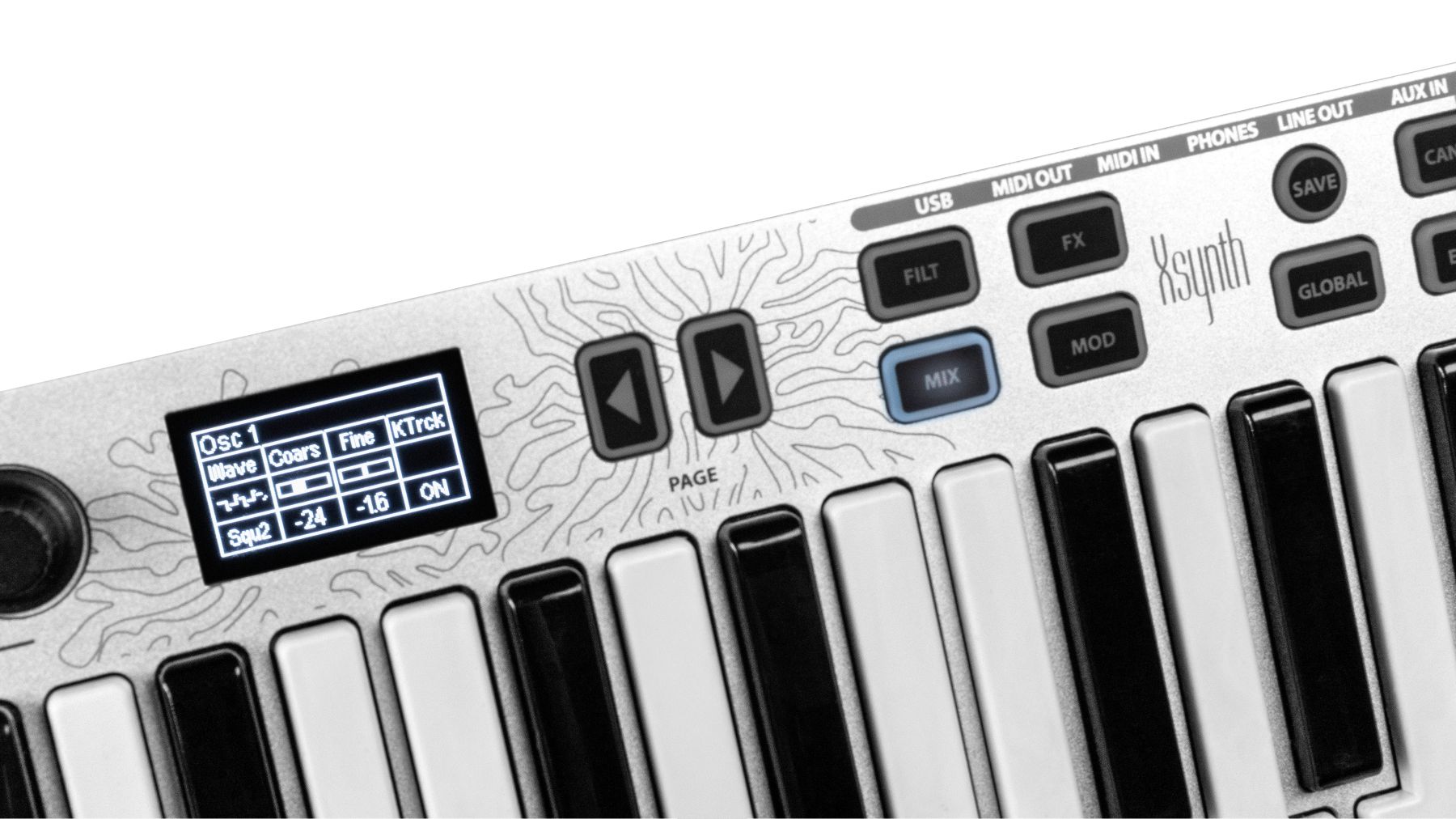 Esi Audio Xsynth - Masterkeyboard - Variation 2