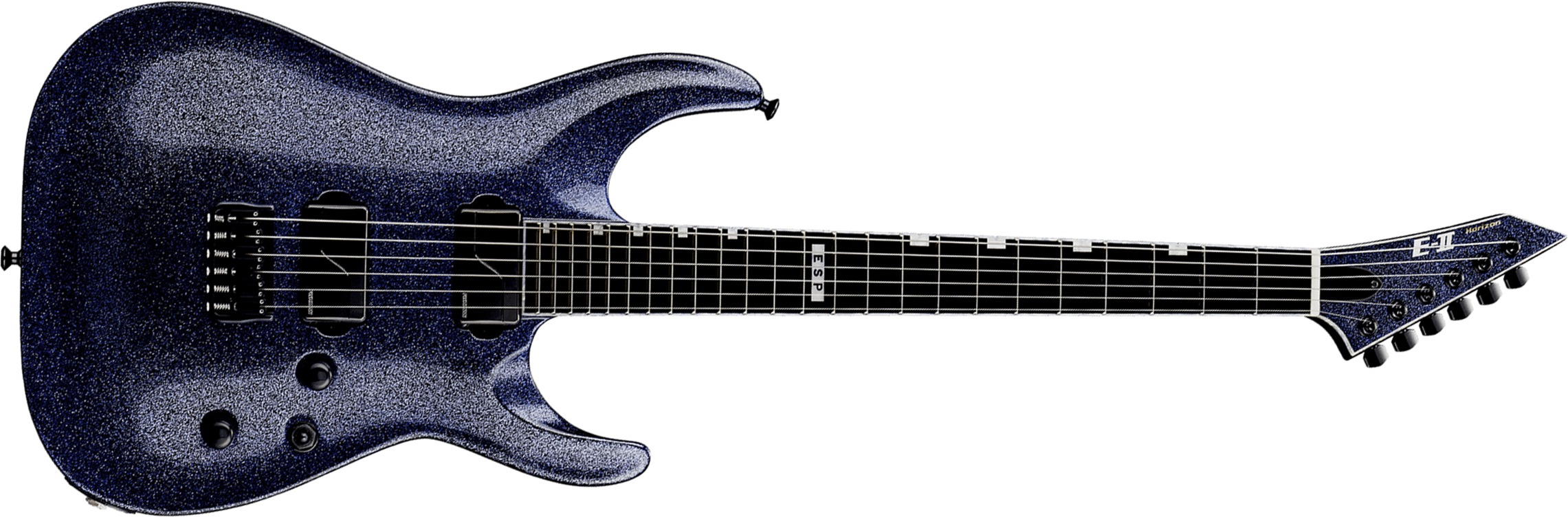 Esp E-ii Horizon Nt Hs Jap 2h Fishman Fluence Modern Ht Eb - Amethyst Sparkle - Elektrische gitaar in Str-vorm - Main picture