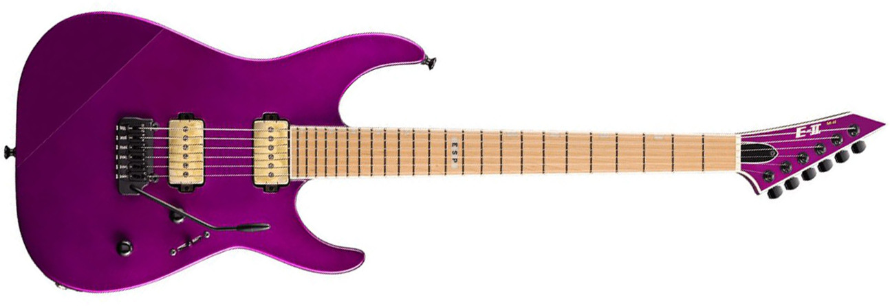 Esp E-ii Mii Hst P Jap 2s P90 Bare Knuckle Trem Mn - Voodoo Purple - Elektrische gitaar in Str-vorm - Main picture