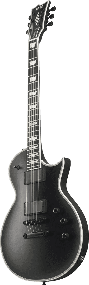 Esp Eclipse Jap 2h Emg Ht Eb - Black Satin - Enkel gesneden elektrische gitaar - Variation 1
