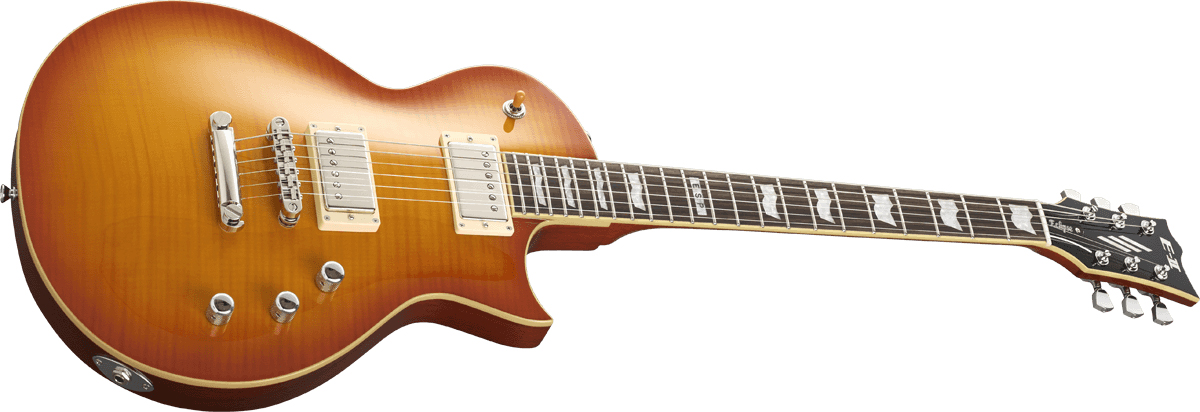 Esp E-ii Eclipse Japon Hh Seymour Duncan Ht Rw - Vintage Honey Burst - Enkel gesneden elektrische gitaar - Variation 1
