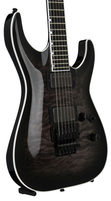 Esp E-ii Horizon Fr-ii Hh Emg Fr Eb - See Thru Black - Elektrische gitaar in Str-vorm - Variation 2