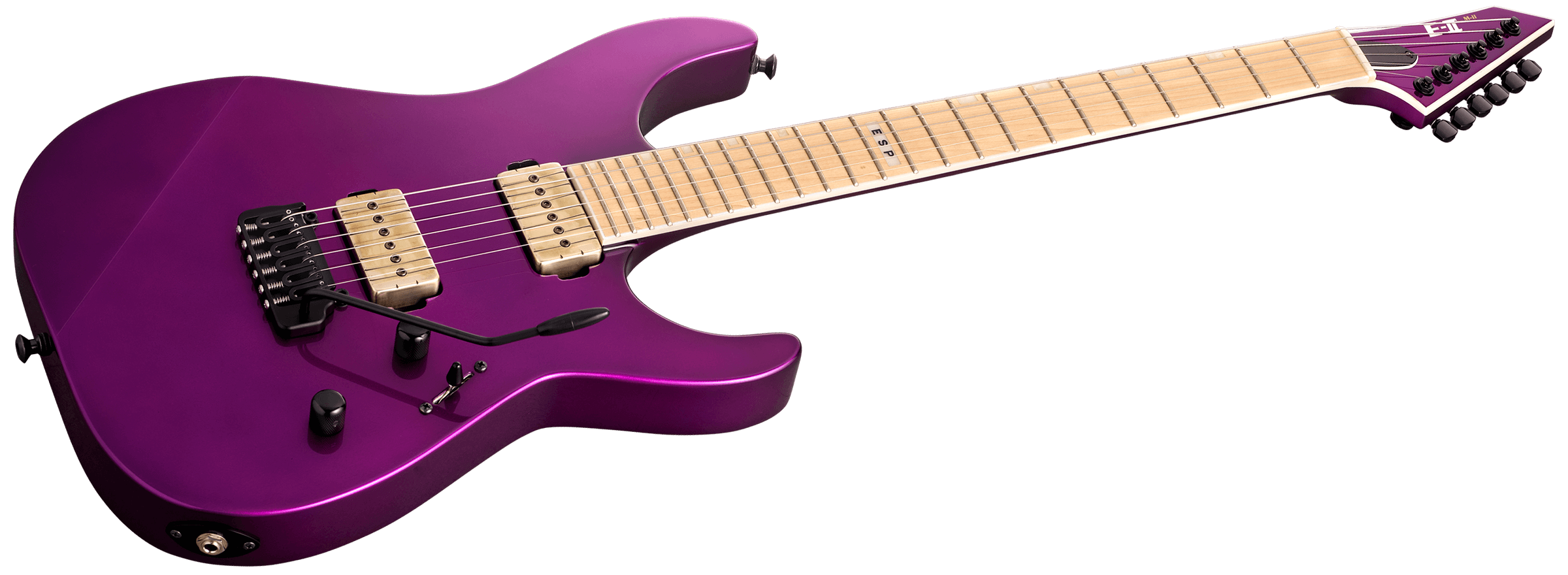 Esp E-ii Mii Hst P Jap 2s P90 Bare Knuckle Trem Mn - Voodoo Purple - Elektrische gitaar in Str-vorm - Variation 2