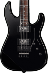Elektrische gitaar in str-vorm Esp Custom Shop Kirk Hammett KH-2 Neck Thru Body (Japan) - Black