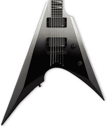 Metalen elektrische gitaar Esp E-II Arrow NT (Japan) - Black silver fade