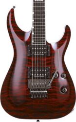Elektrische gitaar in str-vorm Esp E-II Horizon FR - See thru black cherry