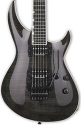 Elektrische gitaar in str-vorm Esp E-II Horizon-III - See thru black