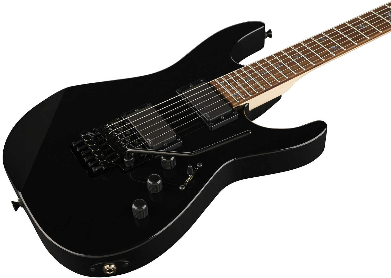 Esp Kirk Hammett Kh-2 Hh Emg Fr Rw - Black - Elektrische gitaar in Str-vorm - Variation 2
