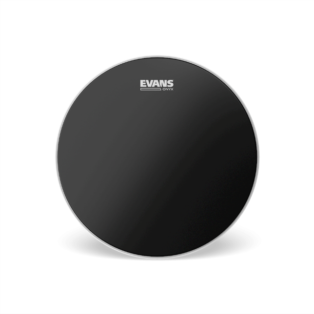 Evans B18onyx2 Onyx Tom Frappe Noire - 18 Pouces - Bassdrumvel - Main picture