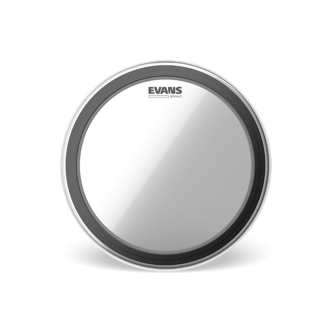 Evans Emad Clear Bass Batter - 20 Pouces - Bassdrumvel - Main picture