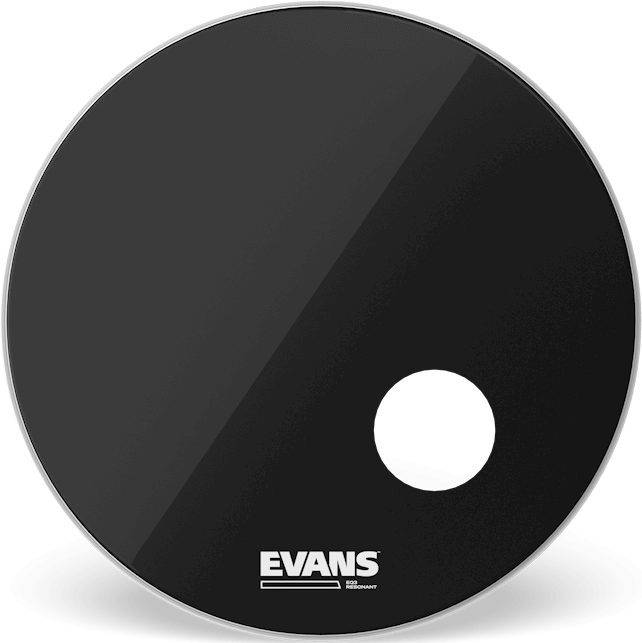 Evans Eq3 Resonant Smooth Black Bd18rb - 18 Pouces - Bassdrumvel - Main picture