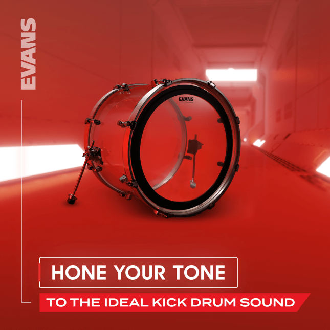 Evans Emad Clear Bass Batter - 20 Pouces - Bassdrumvel - Variation 3