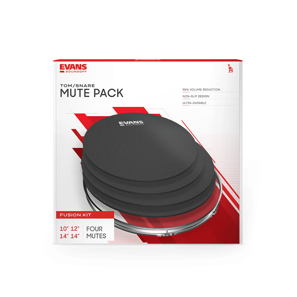 Evans Soundoff Mute Packs - Pack Peaux - Vellen set - Variation 1