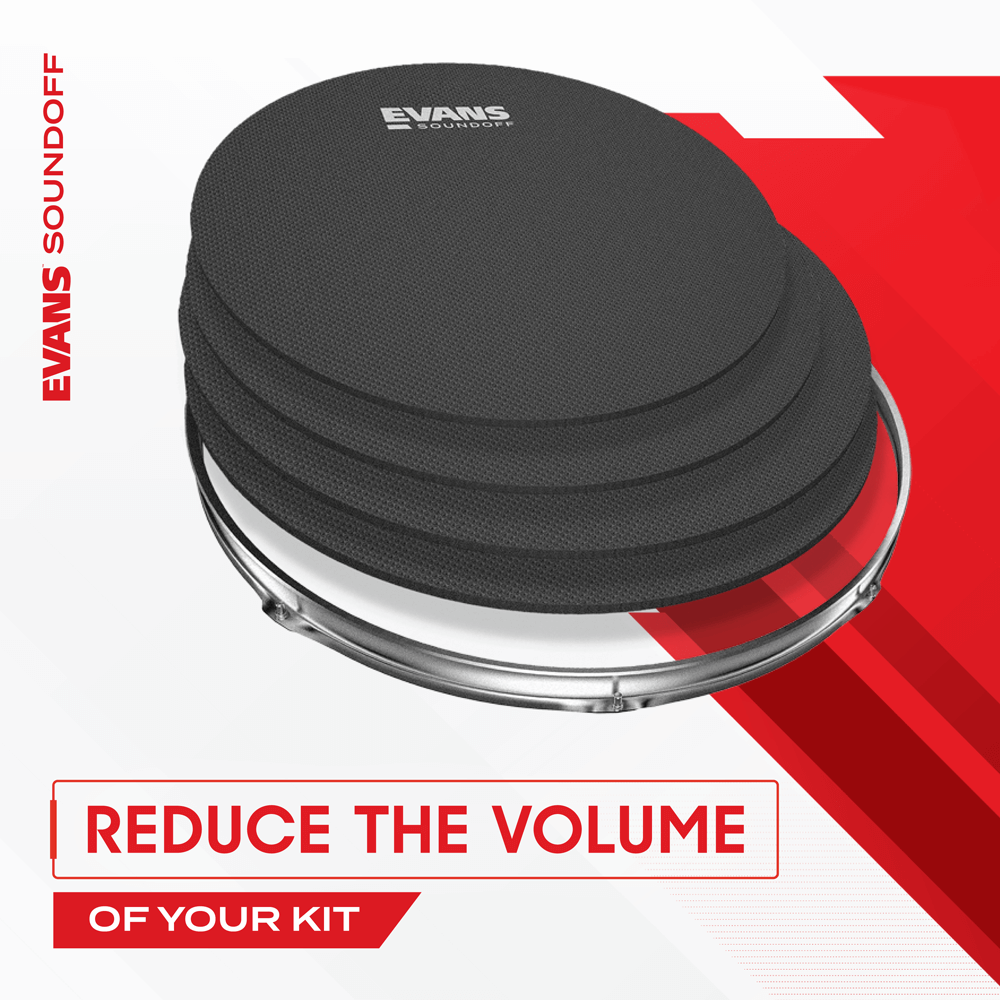 Evans Soundoff Mute Packs - Pack Peaux - Vellen set - Variation 3