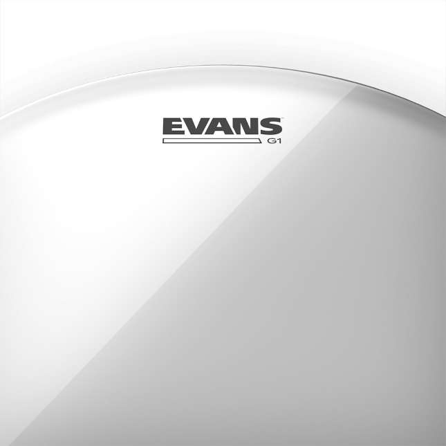 Evans Tt12g1   G1 Tom  Frappe Transparente 12 - 12 Pouces - Tomvel - Variation 1