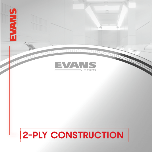 Evans Tt14ec2s Ec2s Transparente 14 - 14 Pouces - Tomvel - Variation 2