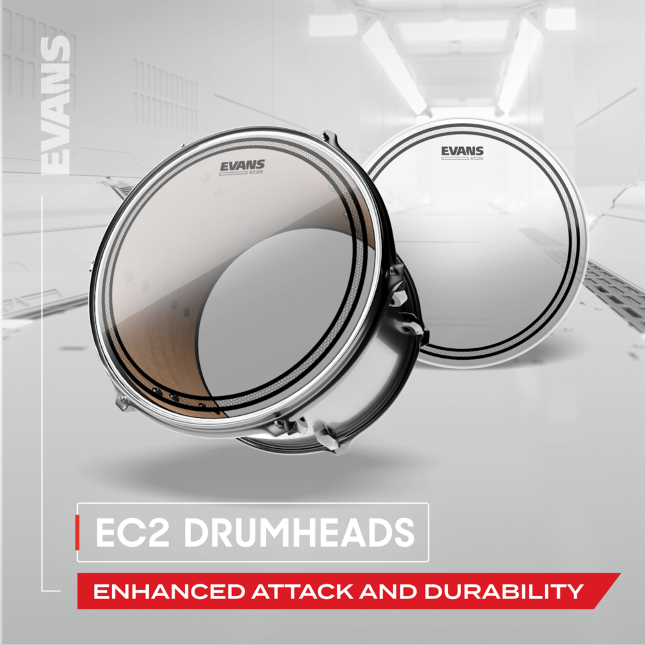 Evans Tt14ec2s Ec2s Transparente 14 - 14 Pouces - Tomvel - Variation 1