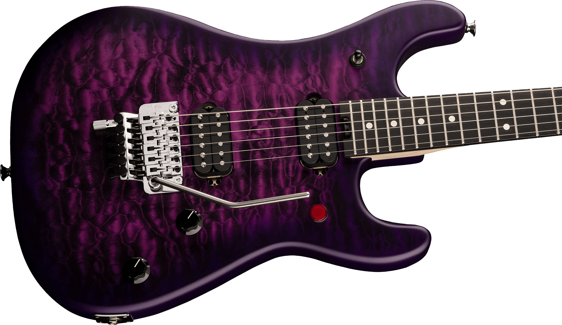 Evh 5150 Deluxe Qm Mex 2h Fr Eb - Purple Daze - Elektrische gitaar in Str-vorm - Variation 2