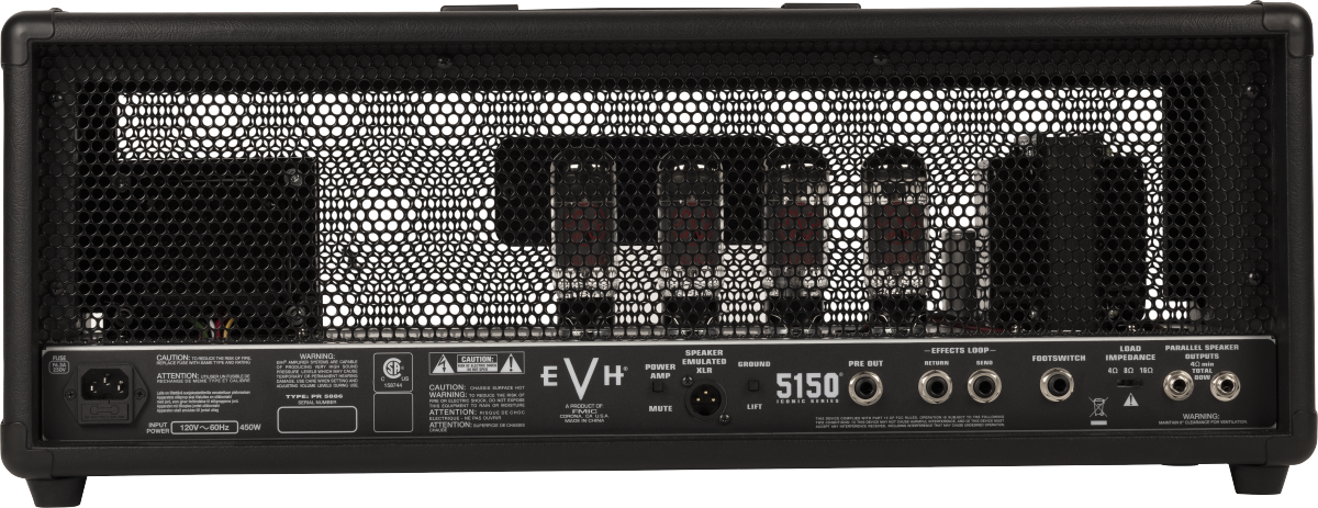 Evh 5150 Iconic Series Head 80w Black - Gitaarversterker top - Variation 2