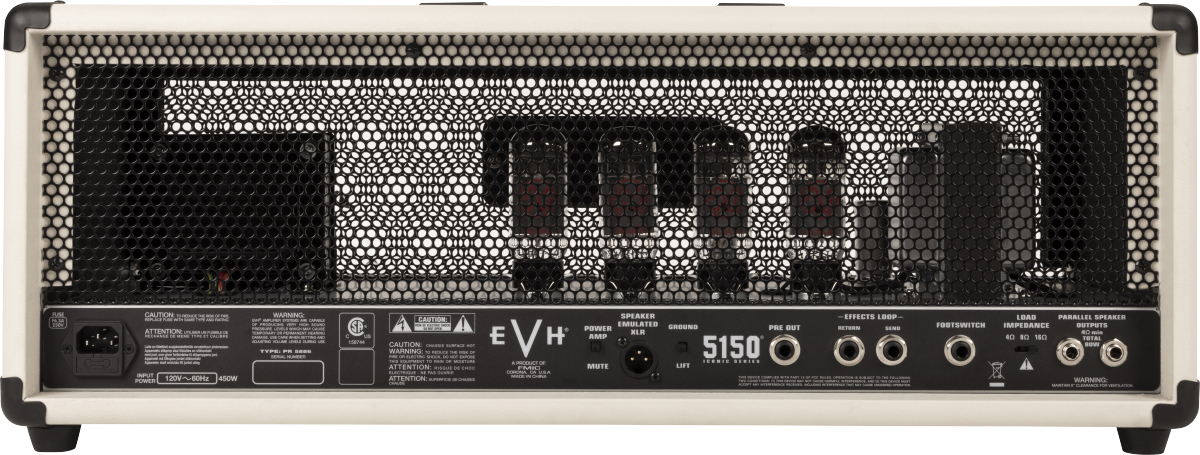 Evh 5150 Iconic Series Head 80w Ivory - Gitaarversterker top - Variation 1