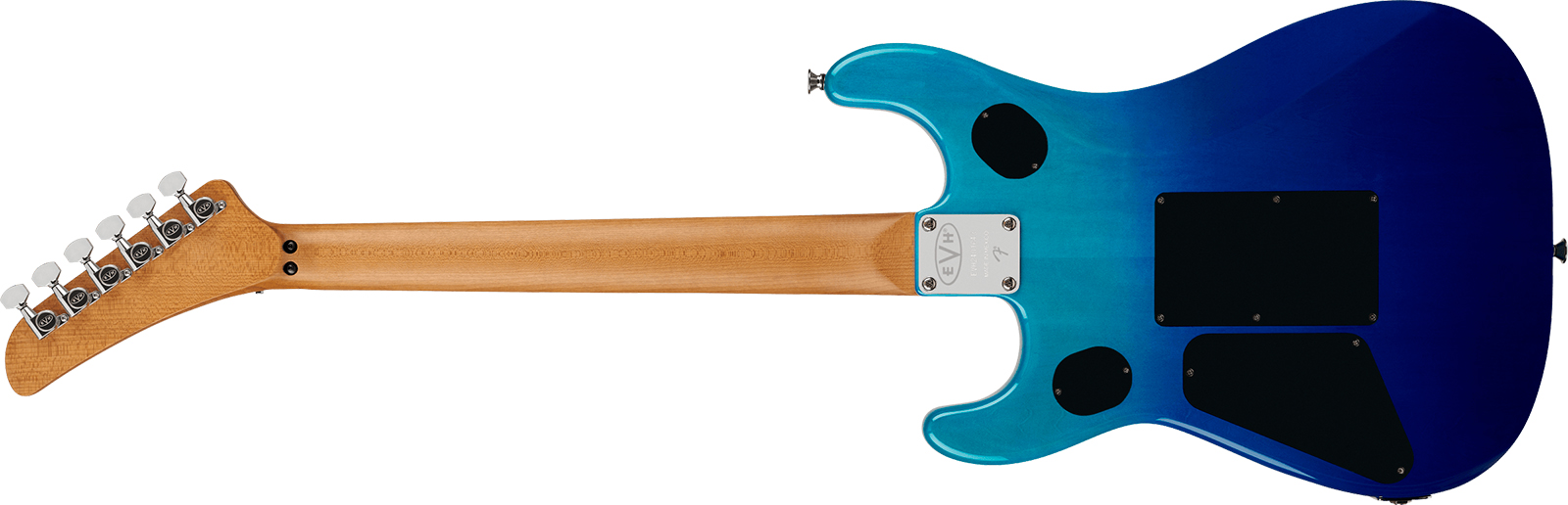 Evh 5150 Series Deluxe Qm Mex 2h Fr Mn - Pacific Drift - Elektrische gitaar in Strat vorm - Variation 1