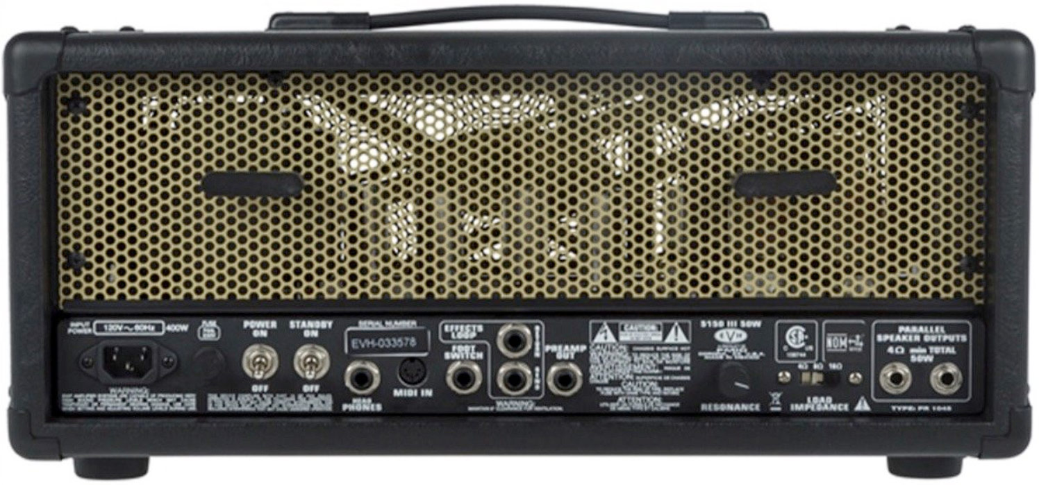 Evh 5150iii 50w El34 Head Bk - Gitaarversterker top - Variation 2