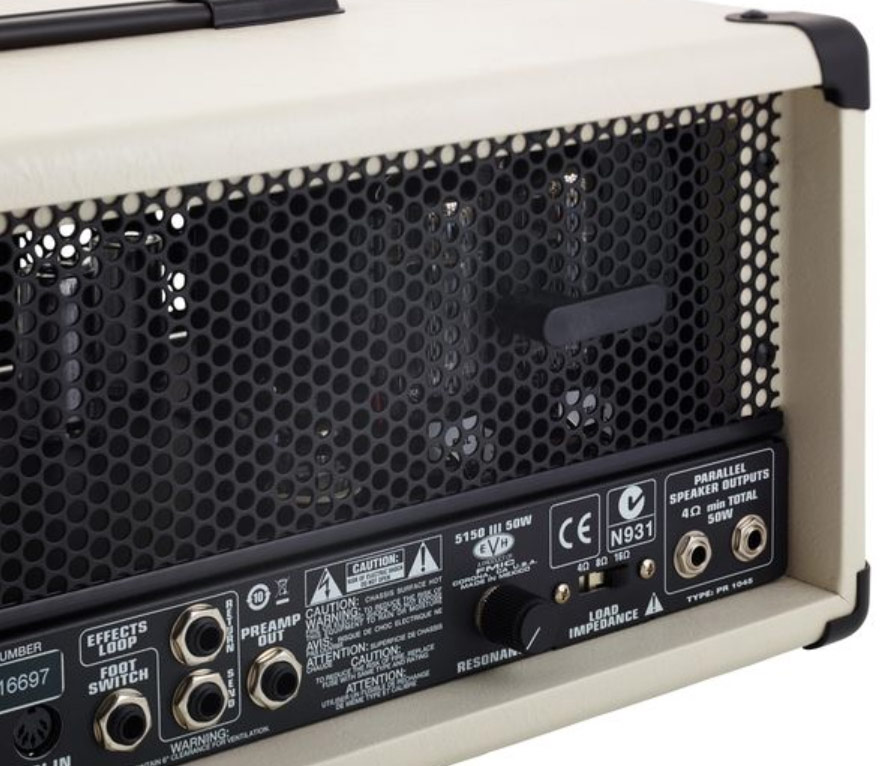 Evh 5150iii 50w Head 6l6 Ivory - Gitaarversterker top - Variation 4