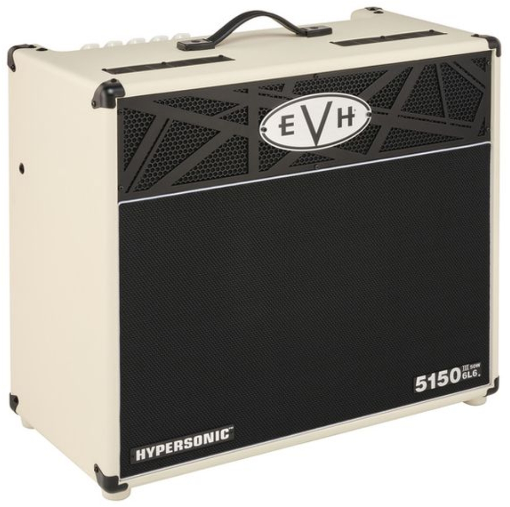 Evh 5150iii Hypersonic 6l6 2x12 Combo 50w Ivory - Combo voor elektrische gitaar - Variation 1