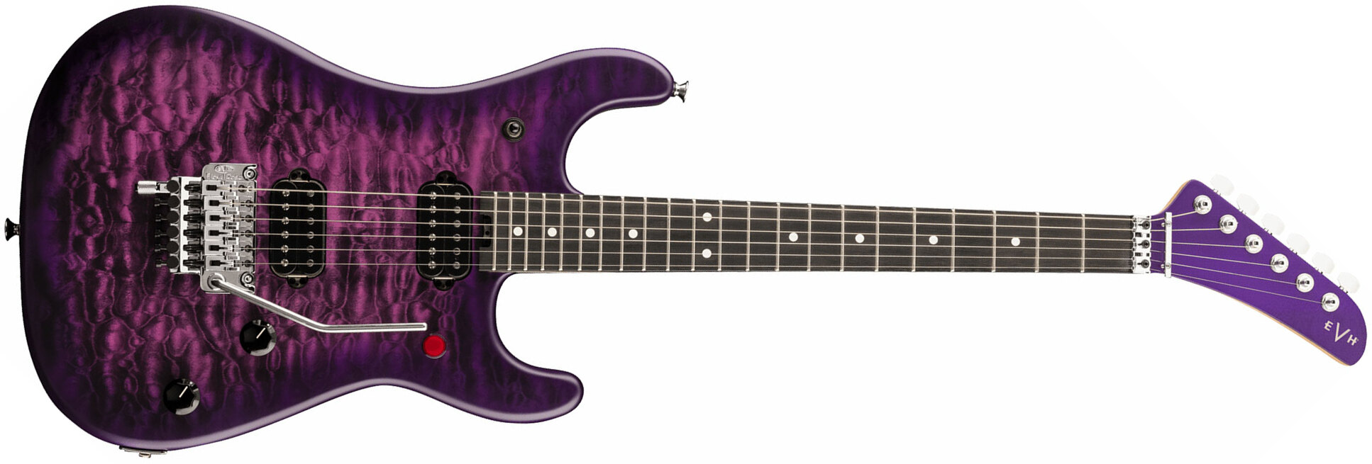 Evh 5150 Deluxe Qm Mex 2h Fr Eb - Purple Daze - Elektrische gitaar in Str-vorm - Main picture